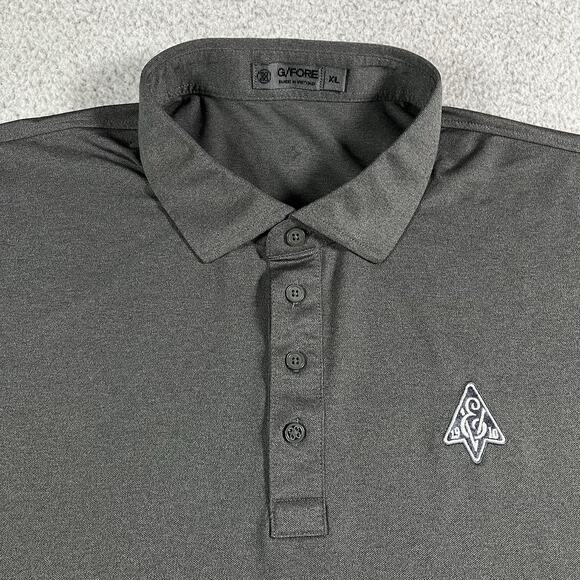 G Fore Polo Shirt Mens XL Performance Stretch Golf Club Logo Lightweight - Picture 1 of 13